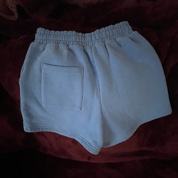 White Fox Boutique Light Blue Athletic Shorts - Picture 4 of 4